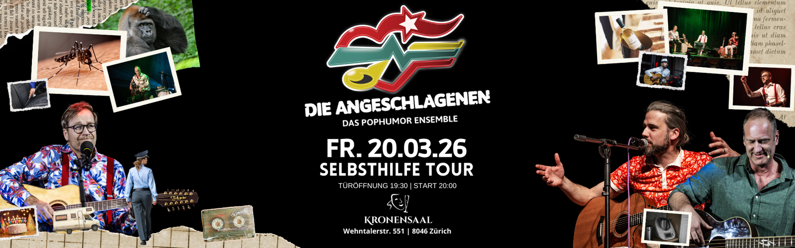 Die Angeschlagenen | Selbsthilfe Tour 26 - 20. März 2026